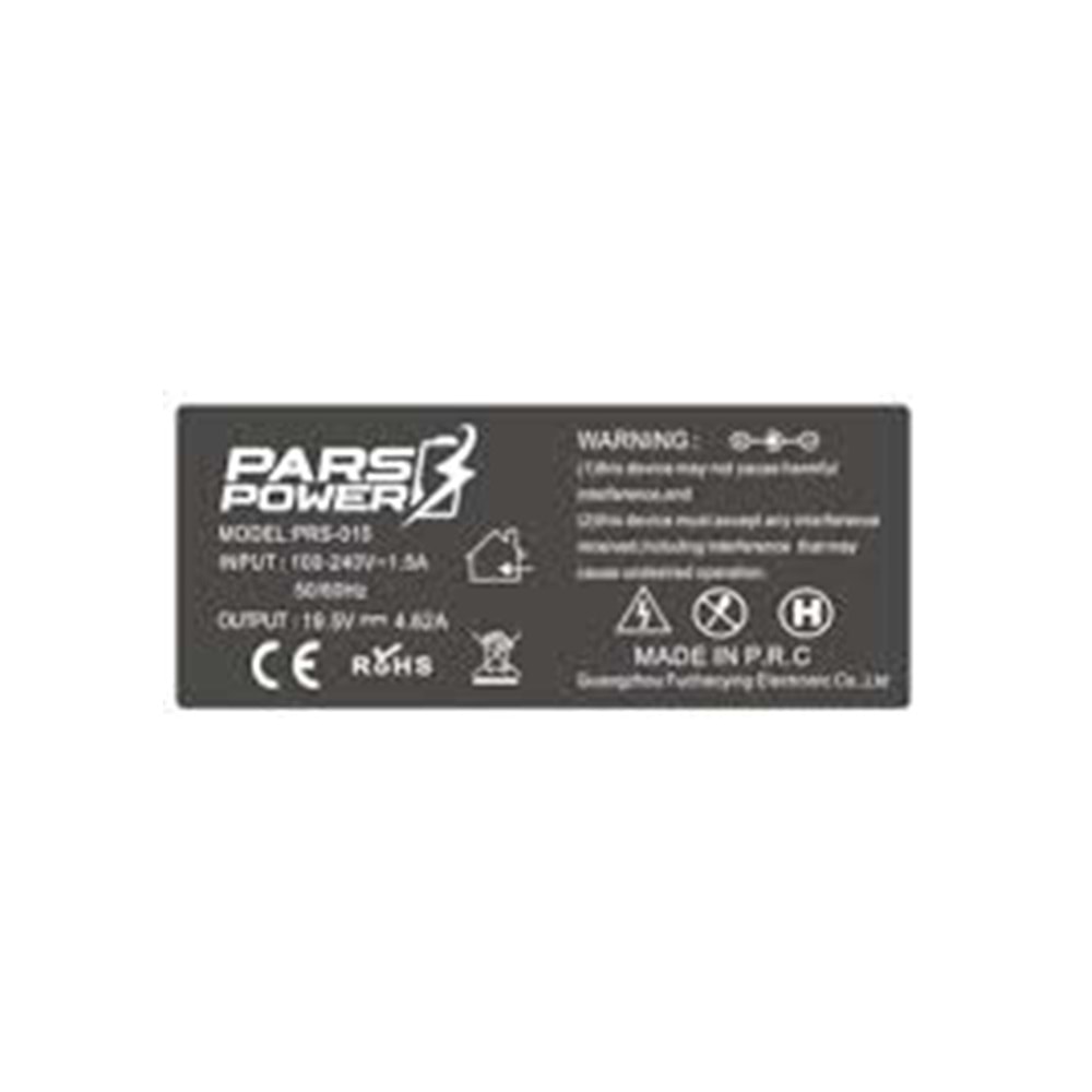 Pars Power PRS-015 7.4x5.0 90W 19.5V 4.62A Dell Laptop Adaptörü