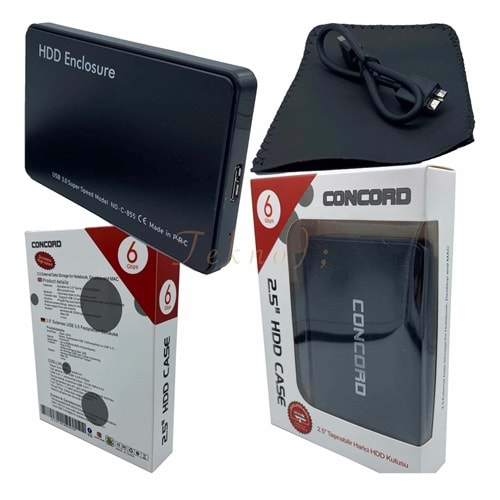 Concord C-855 3.0 USB Harici HDD Harddisk Kutusu 2.5