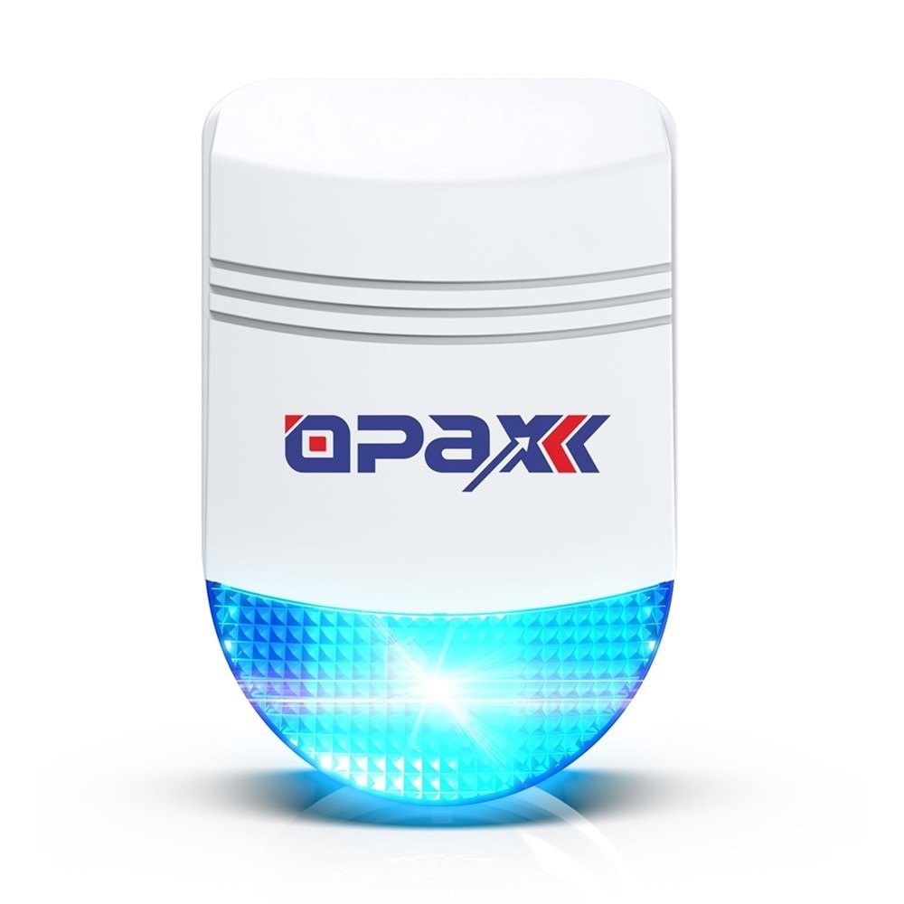 OPAX-2747 GPRS&LAN ALARM PANELİ BGR-10 KABLOLU SİRENLİ FULL SET (1 YIL AHM ÜCRETSİZ)